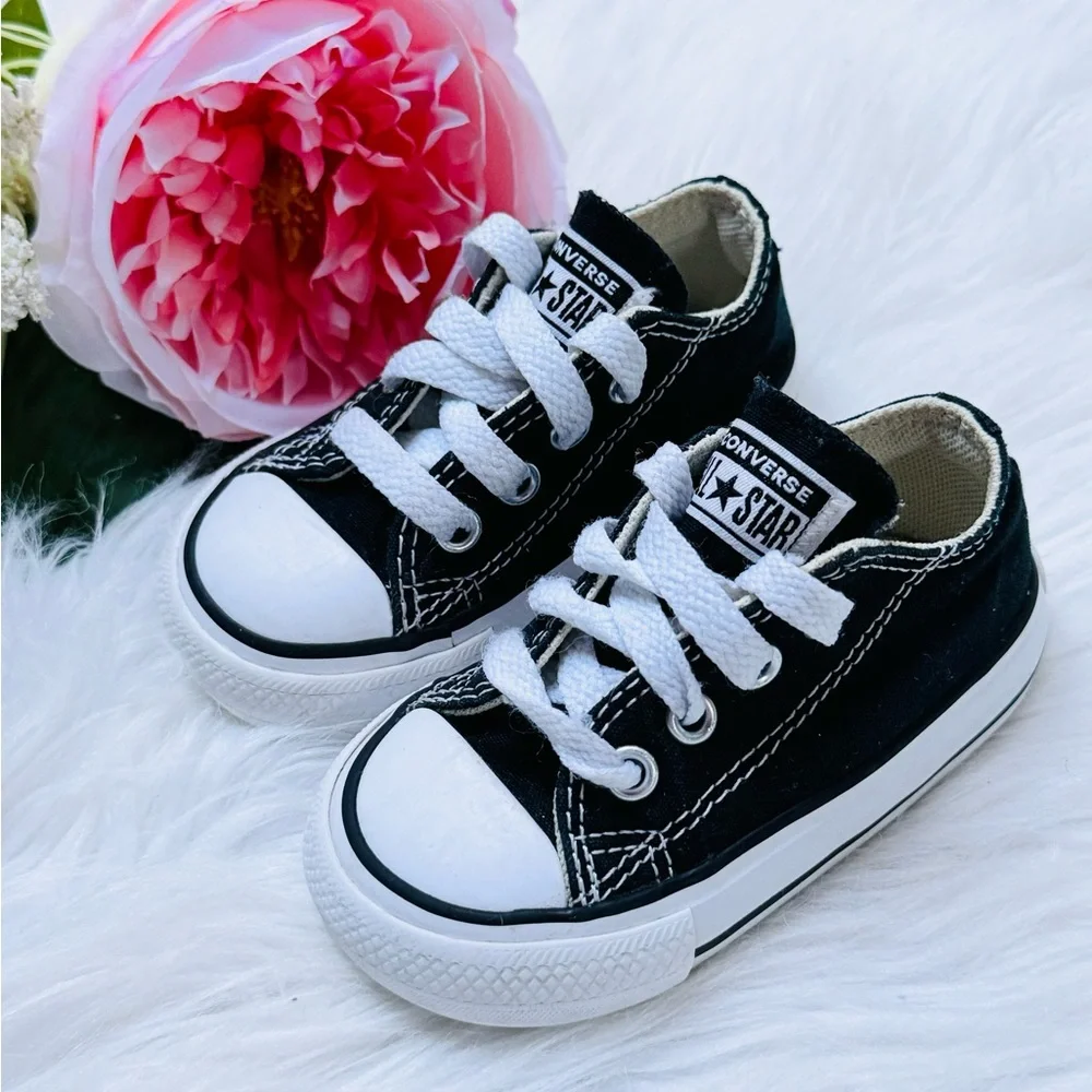 Baby/Toddler Black Converse Sneakers